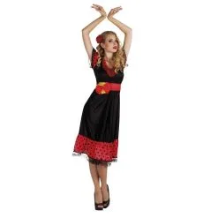 Jourdefete Costume Danseuse De Flamenco Femme - Taille Au Choix