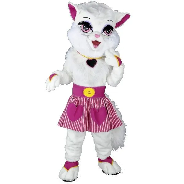 Jourdefete Mascotte Chat Kitty Rose 1 Jourdefete Mascotte Chat Kitty Rose