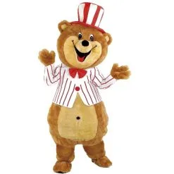 Jourdefete Mascotte D'Ourson Américain