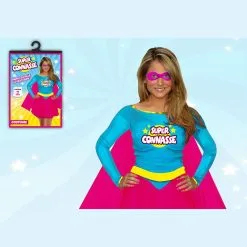 Jourdefete Déguisement Humoristique Super Connasse - Taille Unique Femme