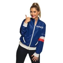 Jourdefete Veste De Supporter France Femme - Taille Au Choix